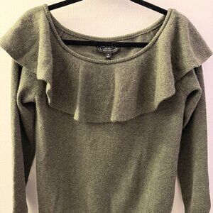 100% cashmere by Banana Republic x Todd and Duncan - Ruffle Off Shoulder M